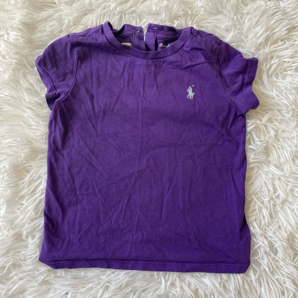 Ralph Lauren Purple Kids Shirt